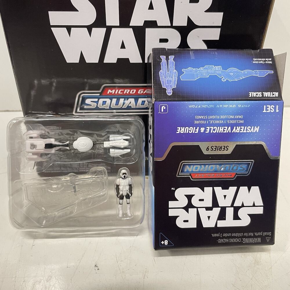 Star Wars Micro Galaxy Squadron Mystery Vehicle Ava Speeder w Scout Series 9